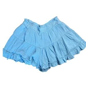 American Eagle Ruffled Skort Size XL in Blue